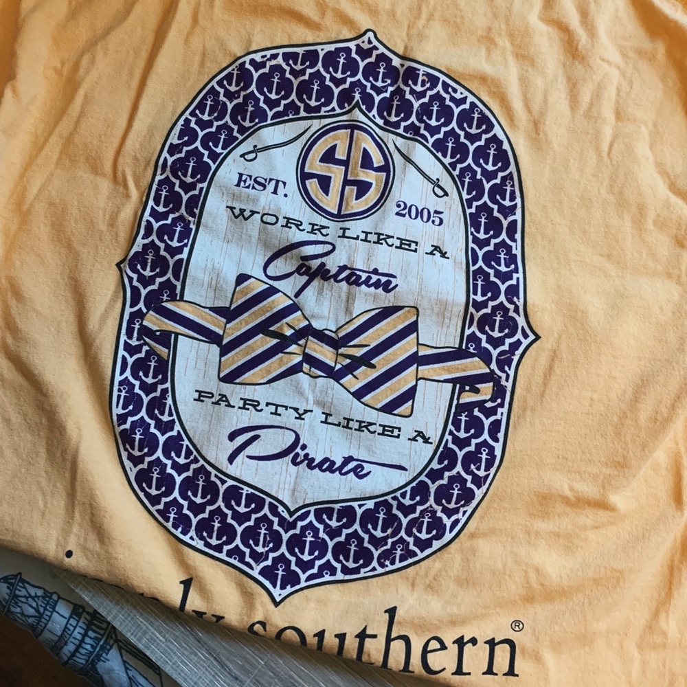 simply southern pirate tee